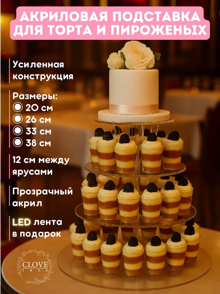 Подставка для торта набор для ярусных изделий