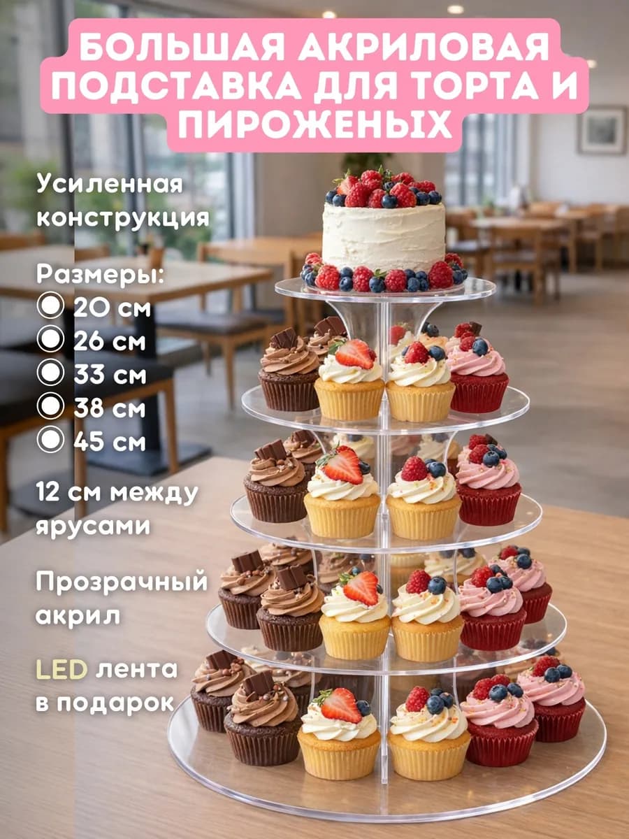 Подставка для торта набор для ярусных изделий