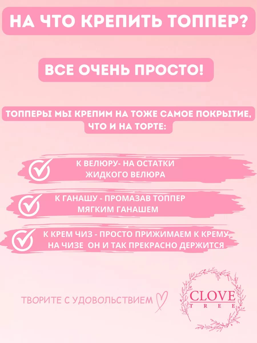 Топпер на торт Happy Birthday