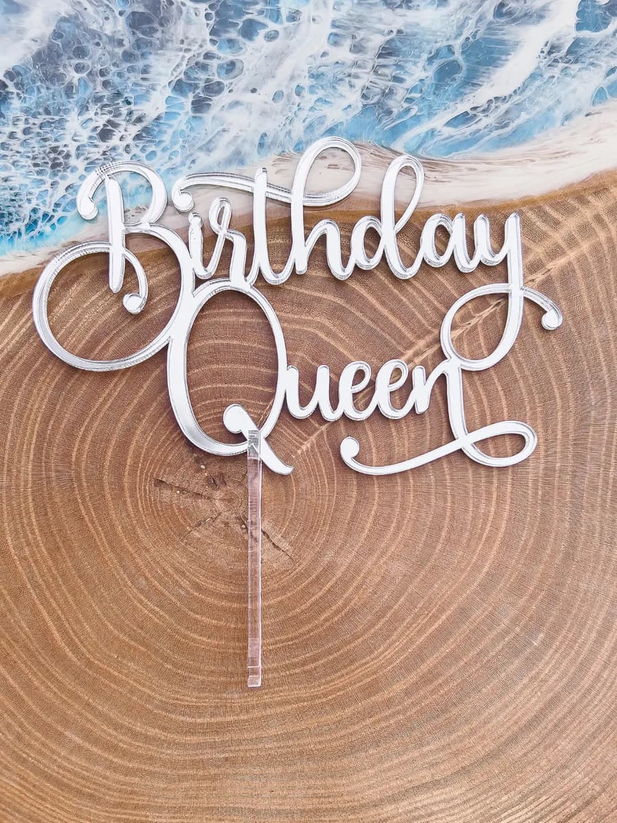 Топпер на торт Birthday Queen