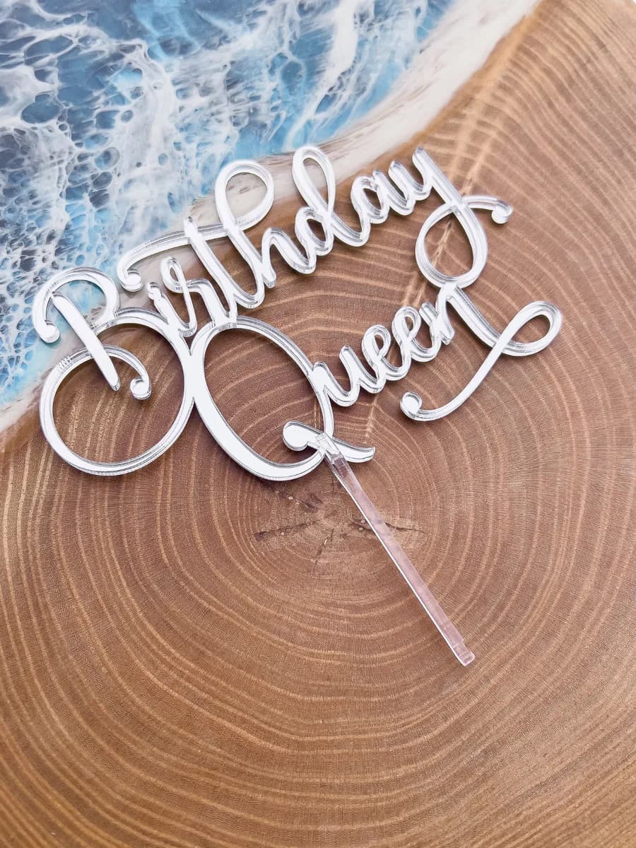Топпер на торт Birthday Queen